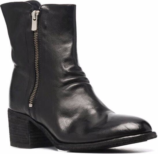 Officine Creative Denner 103 leather boots Black