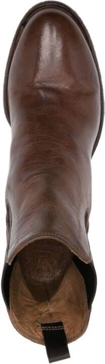 Officine Creative Denner 114 55mm leather boots Brown