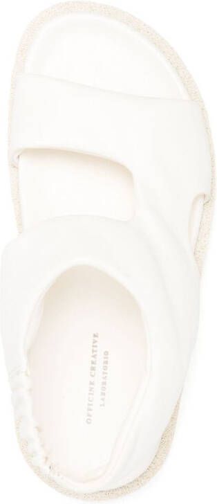 Officine Creative double-strap leather sandals White