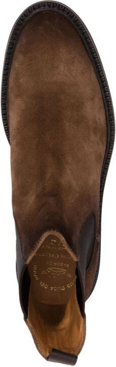 Officine Creative Dude Flexi slip-on leather boots Brown