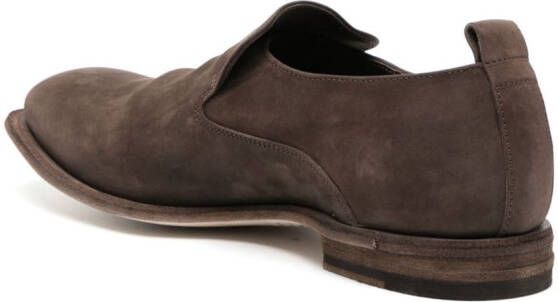 Officine Creative Durga 003 panelled leather loafers Brown