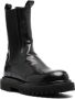 Officine Creative elasticated-panels leather boots Black - Thumbnail 2