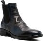 Officine Creative elasticated side-panels leather boots Blue - Thumbnail 2