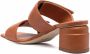 Officine Creative Elsie leather mules Brown - Thumbnail 3