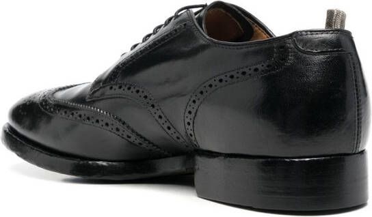 Officine Creative brogue-detail lace-up shoes Black