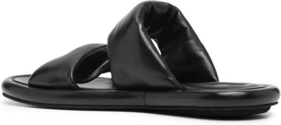 Officine Creative Estens 102 leather sandals Black