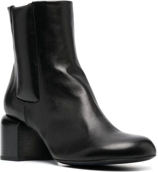 Officine Creative Ethel 003 65mm leather boots Black