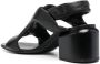Officine Creative Ethel 70mm open-toe leather sandals Black - Thumbnail 3