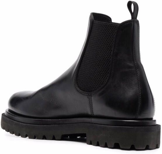 Officine Creative eventual leather boots Black