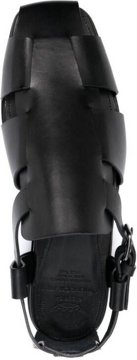 Officine Creative Fidel 001 leather sandals Black