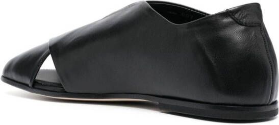 Officine Creative Fidel 007 leather sandals Black