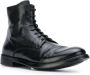 Officine Creative flat lace-up boots Black - Thumbnail 2