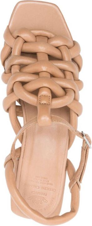 Officine Creative Gillian leather sandals Neutrals