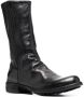 Officine Creative grained zip-up boots Black - Thumbnail 2