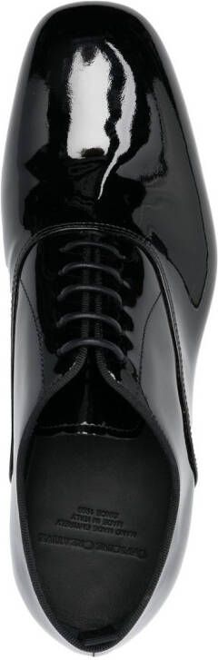 Officine Creative Harvey patent-leather Oxford shoes Black