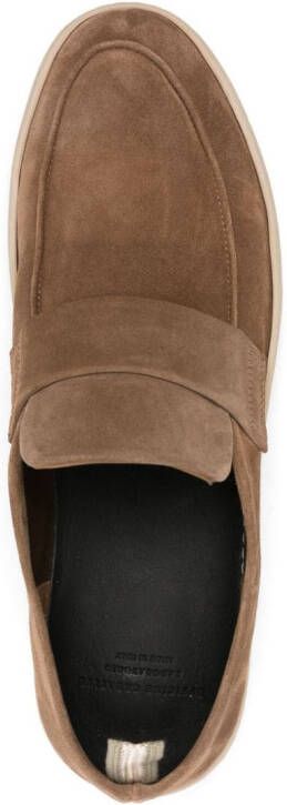 Officine Creative Herbie 001 suede loafers Brown