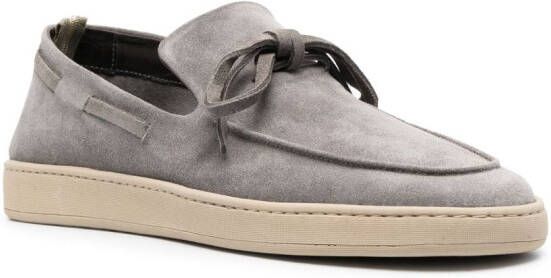 Officine Creative Herbie 003 suede loafers Grey