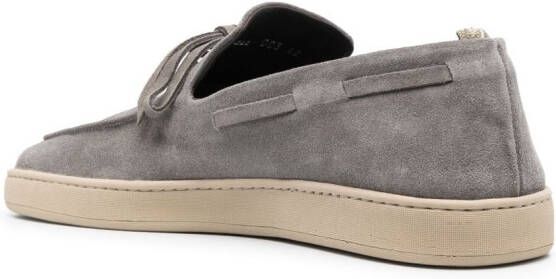 Officine Creative Herbie 003 suede loafers Grey