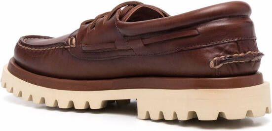 Officine Creative Heritage 102 chunky-sole loafers Brown