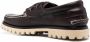 Officine Creative Heritage contrast-stitching boat shoes Brown - Thumbnail 3