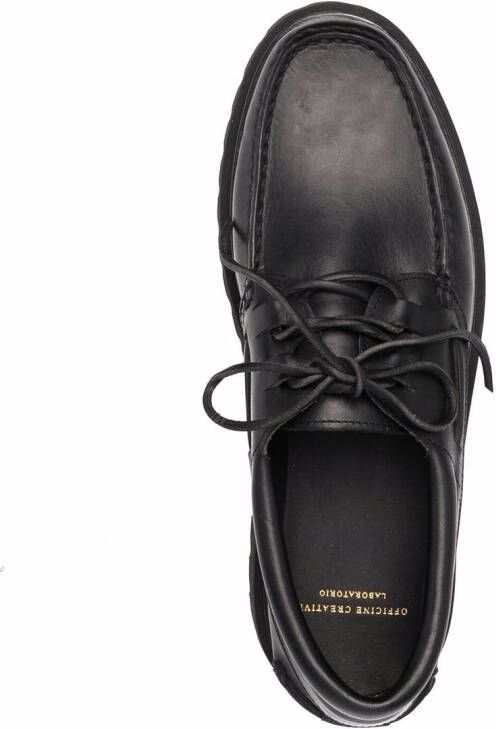 Officine Creative heritage leather shoes Black