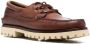Officine Creative Heritage ridged-sole boat shoes Brown - Thumbnail 2