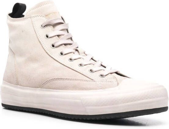 Officine Creative high-top leather sneakers Neutrals