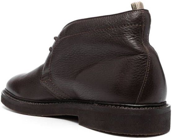Officine Creative Hopkins leather boots Brown