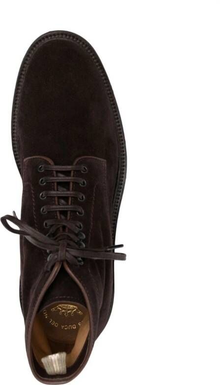 Officine Creative Hopkins suede ankle boot Brown
