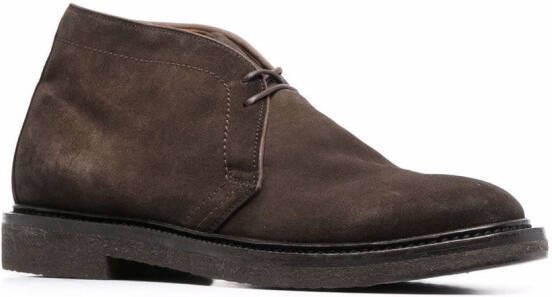 Officine Creative hopkins suede-leather boots Brown