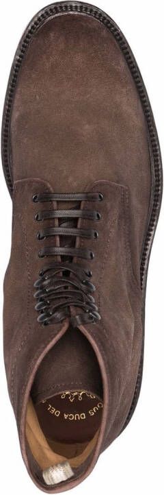 Officine Creative Hopkins suede-leather boots Brown