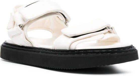 Officine Creative Ios 002 leather sandals White