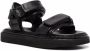 Officine Creative Ios 103 touch-strap leather sandals Black - Thumbnail 2