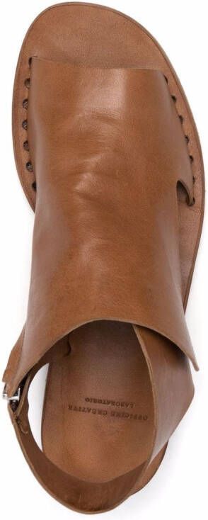 Officine Creative Itaca 033 leather sandals Brown