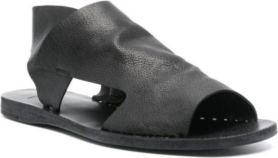 Officine Creative Itaca leather sandals Black