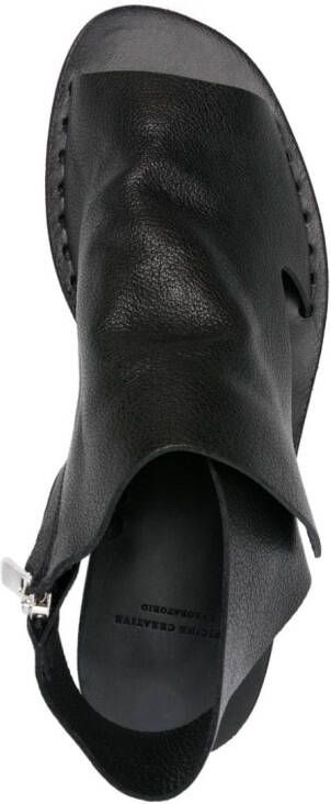 Officine Creative Itaca leather sandals Black