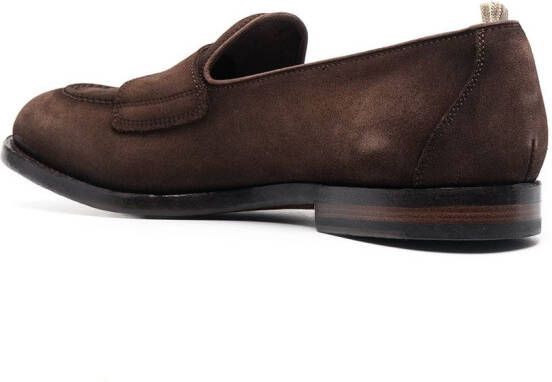 Officine Creative Ivy suede monk shoes Brown