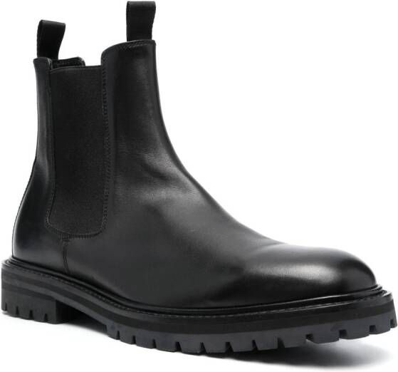 Officine Creative Joss slip-on leather Chelsea boots Black
