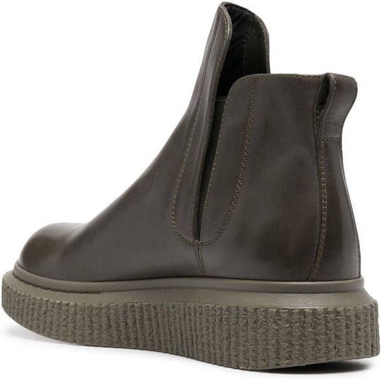 Officine Creative Keisa leather boots Green
