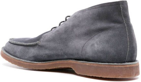 Officine Creative Kent 002 suede ankle boots Blue
