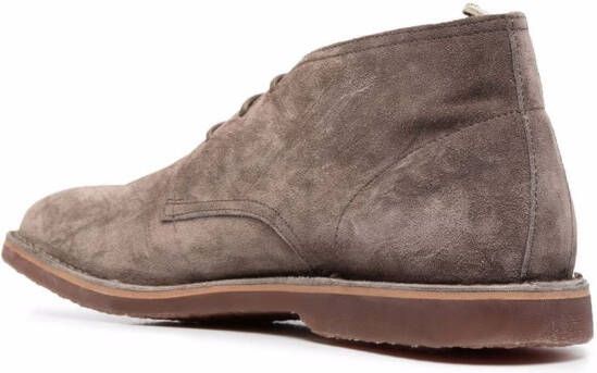 Officine Creative Kent 004 suede boots Neutrals