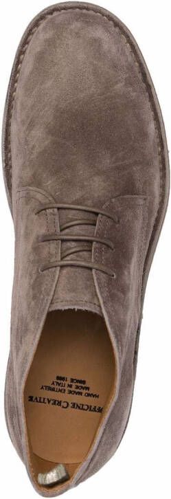 Officine Creative Kent 004 suede boots Neutrals