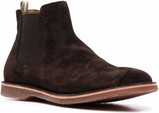 Officine Creative Kent 005 suede boots Brown