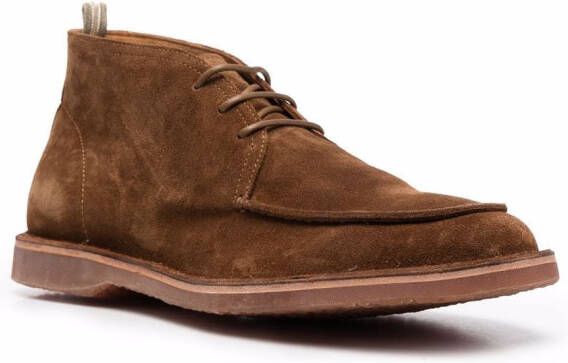 Officine Creative Kent leather boots Brown