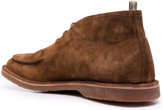 Officine Creative Kent leather boots Brown