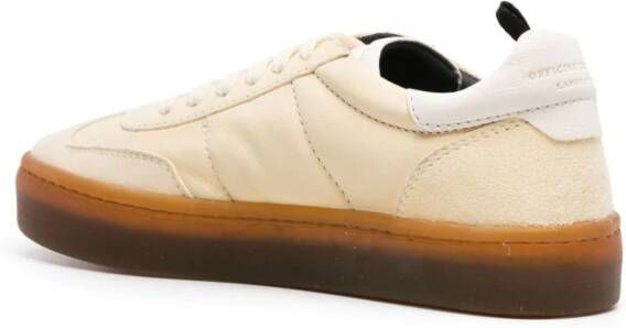 Officine Creative Kombined 101 leather sneakers Neutrals