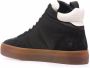 Officine Creative Kombined high-top leather sneakers Black - Thumbnail 3