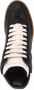 Officine Creative Kombined high-top leather sneakers Black - Thumbnail 4