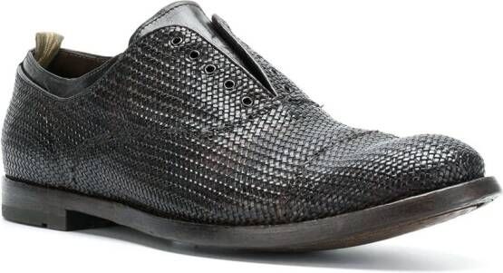 Officine Creative lace fastening loafers Brown