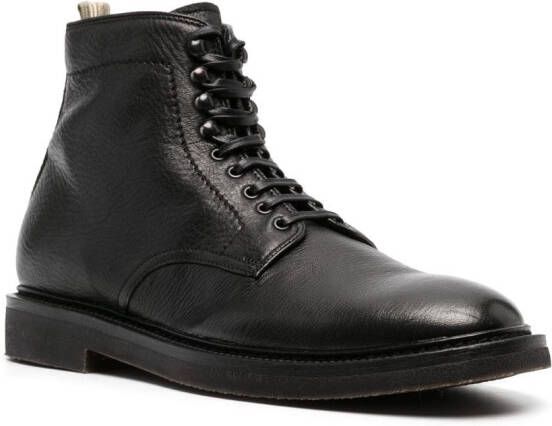 Officine Creative lace-up ankle boots Black